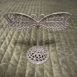 Brighton Red Heart Butterfly jewelry stand